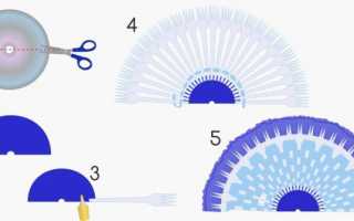Как сделать веер — создаем круг из гофрированной бумаги гармошкой. Пошаговая инструкция с фото примерами готовых работ