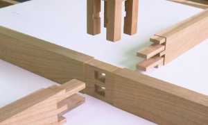 Какие существуют столярные соединения для деталей из дерева?