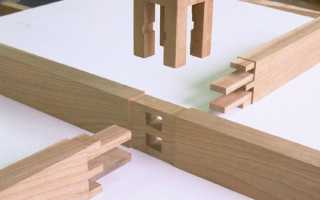 Какие существуют столярные соединения для деталей из дерева?