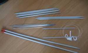 Нюансы вязания носков на двух спицах, подробное описание