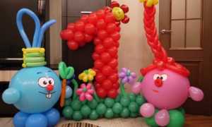 Как сделать цифры из нескольких воздушных шаров на День рождения, юбилей, праздник для украшения зала: пошаговая инструкция, фото