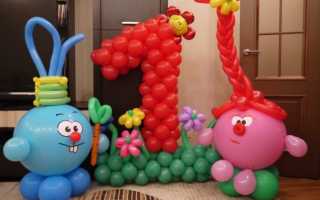 Как сделать цифры из нескольких воздушных шаров на День рождения, юбилей, праздник для украшения зала: пошаговая инструкция, фото