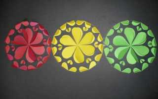 Изучаем правила дорожного движения с помощью аппликации «Светофор»