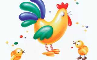 Лепка петушка из пластилина. Поэтапный мастер-класс для детей младшей и средней группы