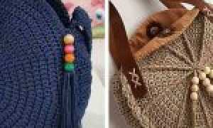 Круглые сумки крючком: схемы и описание простых и красивых сумочек